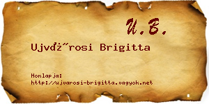 Ujvárosi Brigitta névjegykártya