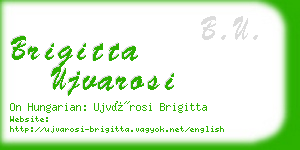 brigitta ujvarosi business card